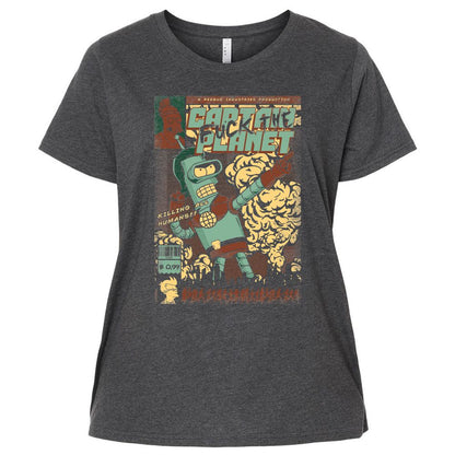 Ladies Curvy Jersey - D3Q9KE72 - Vintage Smoke - 4