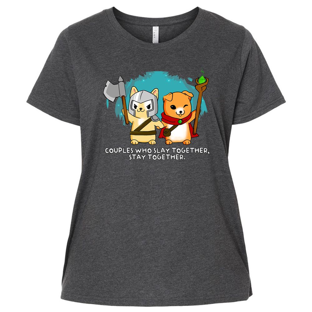 Ladies Curvy Jersey - LDP2DESS - Vintage Smoke - 4