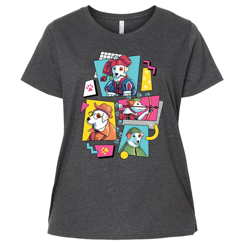 Ladies Curvy Jersey - 9WYRC8QH - Vintage Smoke - 4