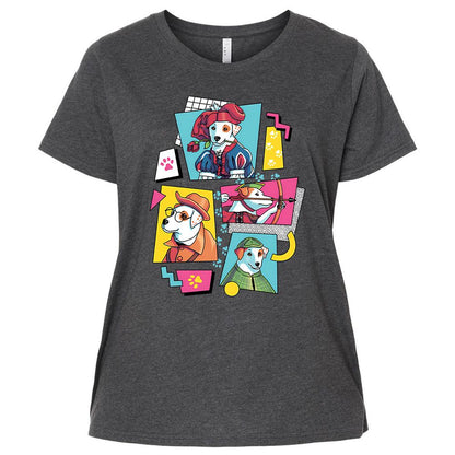 Ladies Curvy Jersey - 9WYRC8QH - Vintage Smoke - 4