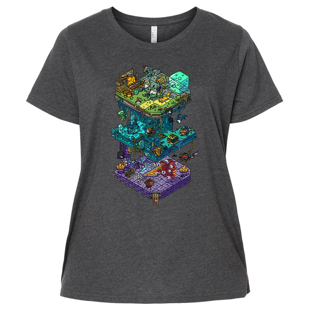 Ladies Curvy Jersey - AAHEV4QY - Vintage Smoke - 4