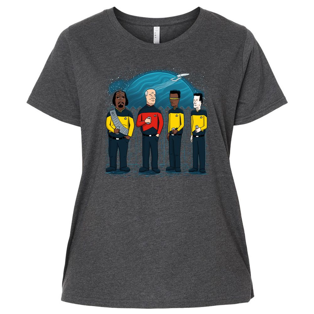 Ladies Curvy Jersey - E4N81BXW - Vintage Smoke - 4