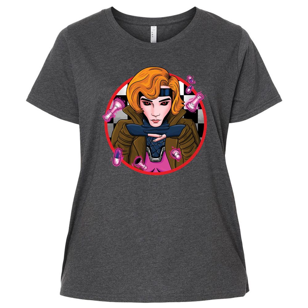 Ladies Curvy Jersey - JCLWX93Z - Vintage Smoke - 4