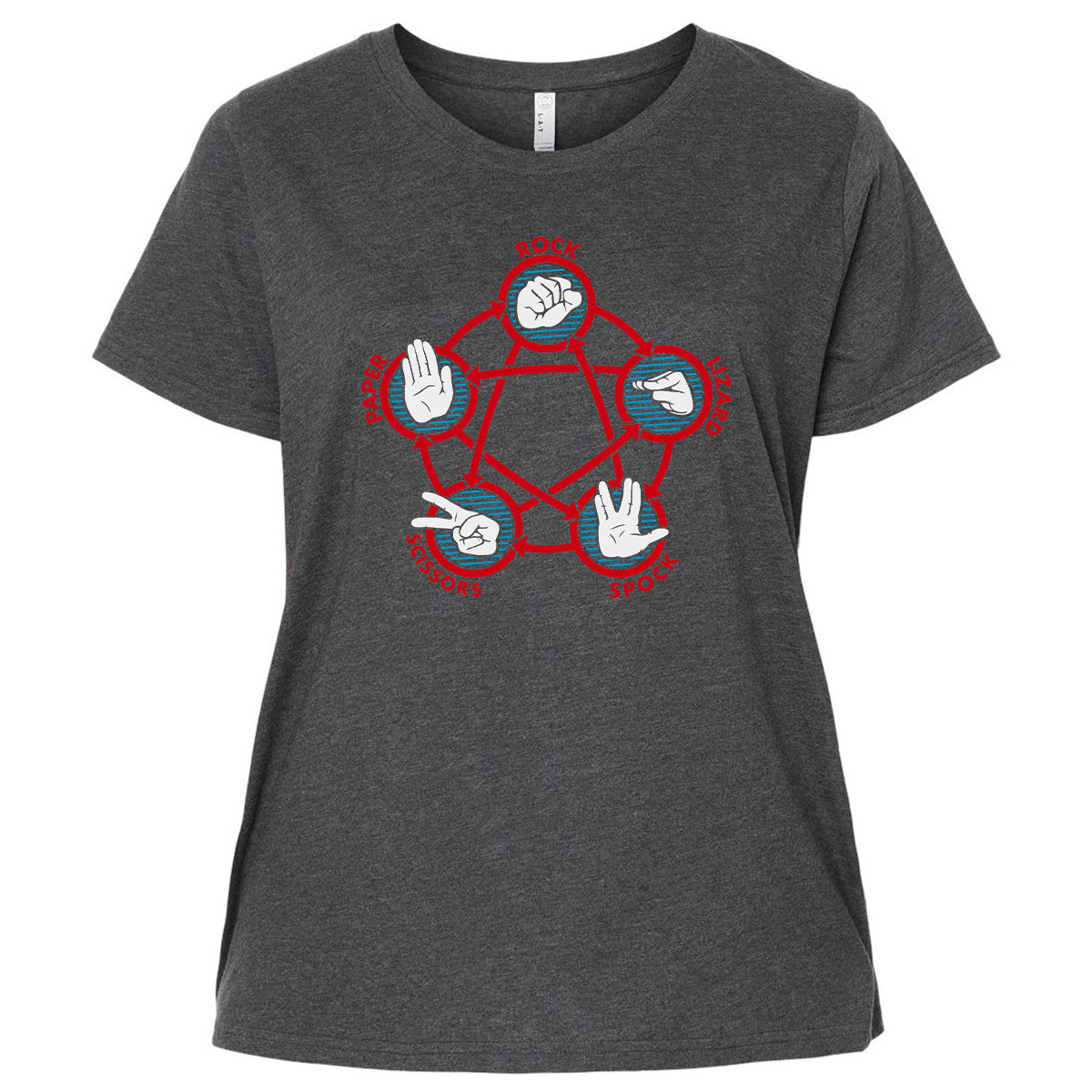 Ladies Curvy Jersey - QEQLLYTF - Vintage Smoke - 4