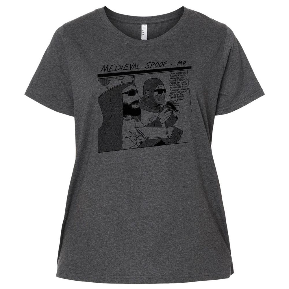 Ladies Curvy Jersey - 8LJ4MA2Q - Vintage Smoke - 4