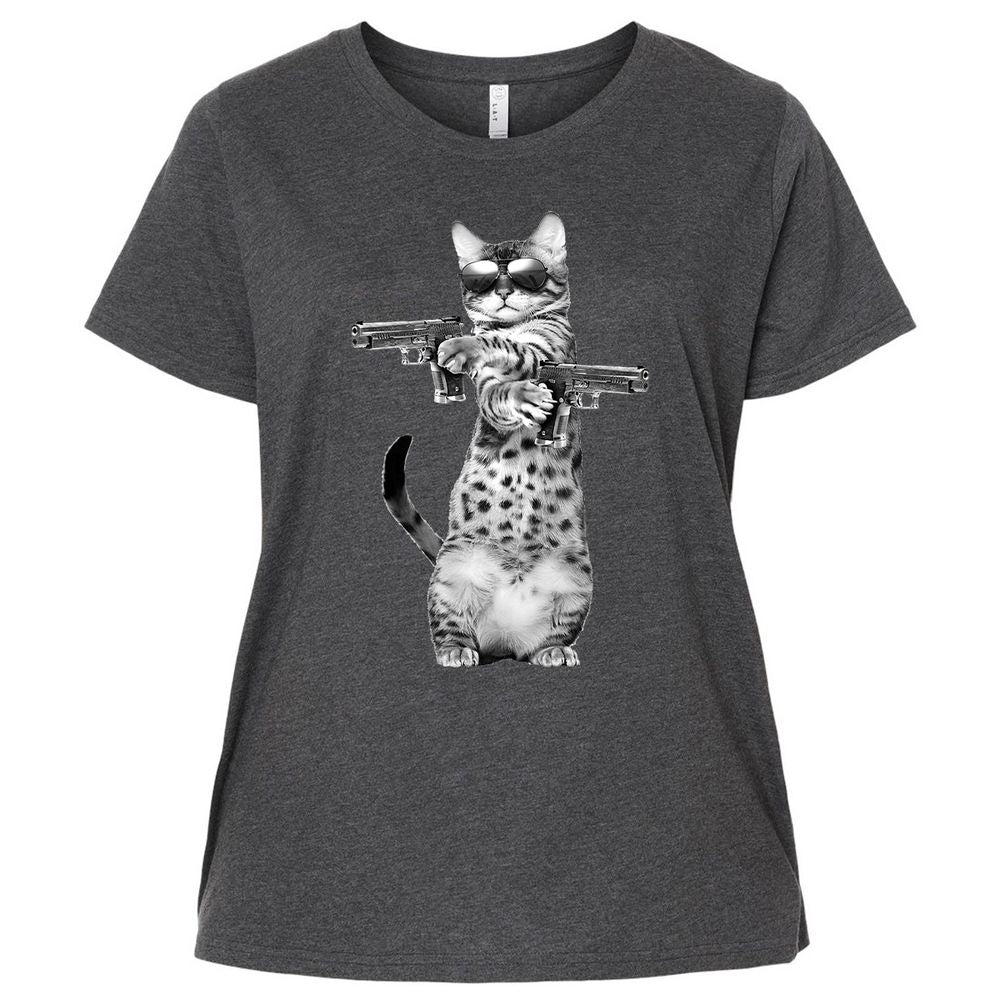 Ladies Curvy Jersey - G443LFK7 - Vintage Smoke - 4