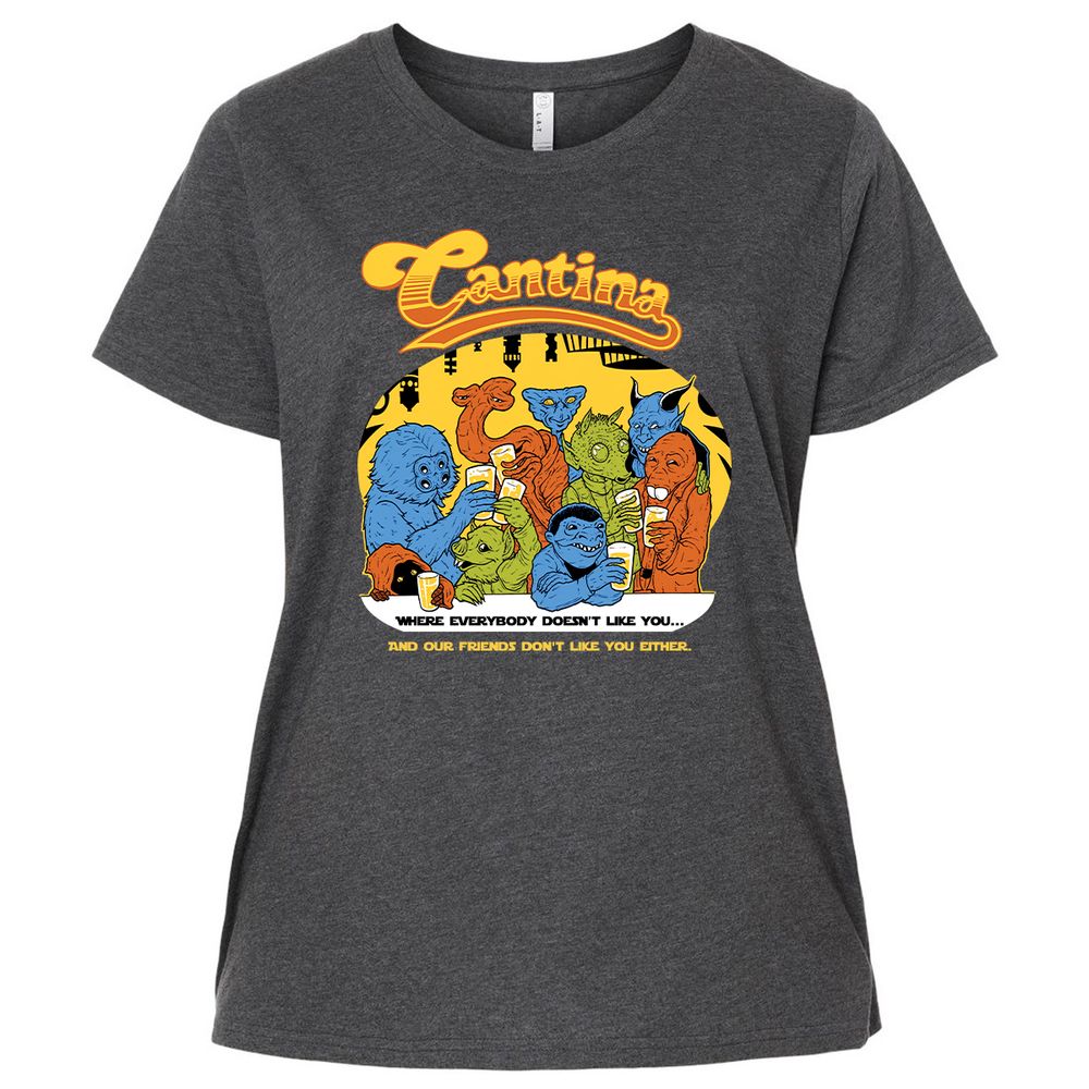 Ladies Curvy Jersey - VB3GF9HZ - Vintage Smoke - 4