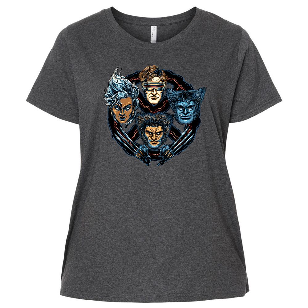 Ladies Curvy Jersey - 36ZT54XK - Vintage Smoke - 4