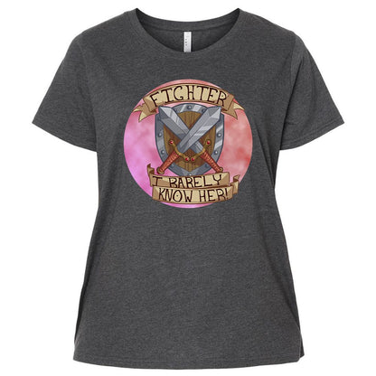 Ladies Curvy Jersey - K39A9XKM - Vintage Smoke - 4