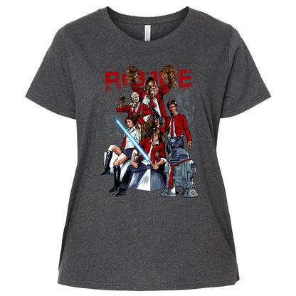 Ladies Curvy Jersey - URNN7JGH - Vintage Smoke - 4