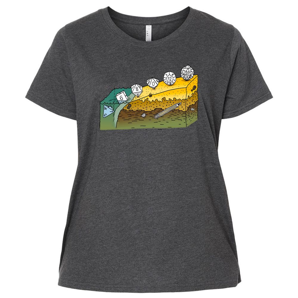 Ladies Curvy Jersey - FPTUV1JQ - Vintage Smoke - 4