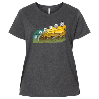 Ladies Curvy Jersey - FPTUV1JQ - Vintage Smoke - 4