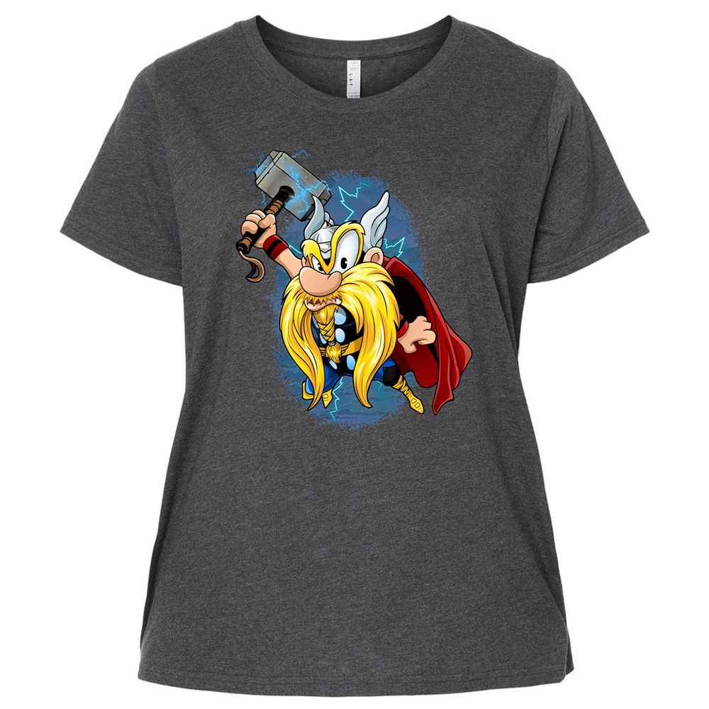 Ladies Curvy Jersey - WBEPTY4T - Vintage Smoke - 4