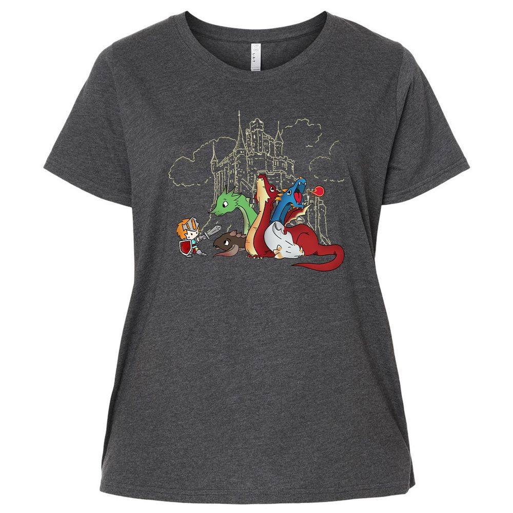 Ladies Curvy Jersey - D6PQ57FV - Vintage Smoke - 4