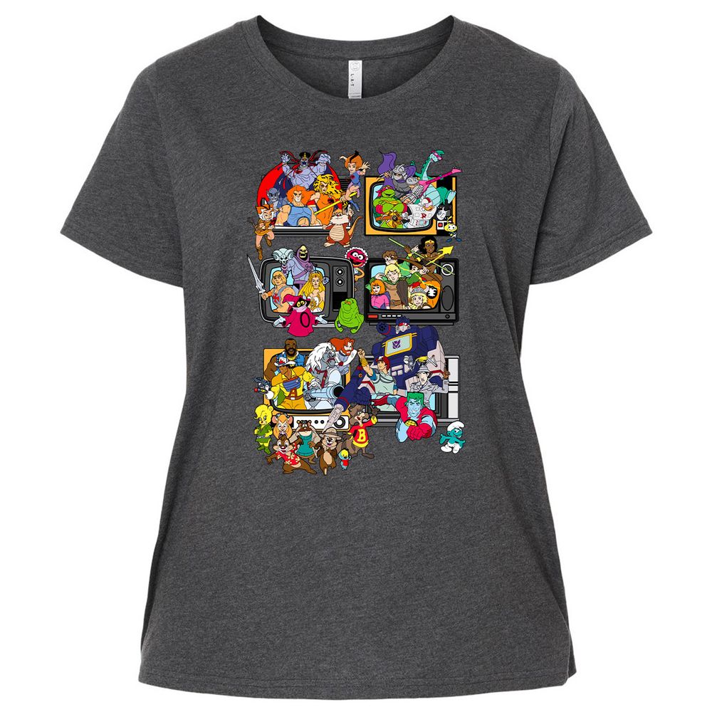 Ladies Curvy Jersey - 6A4FBN7Q - Vintage Smoke - 4