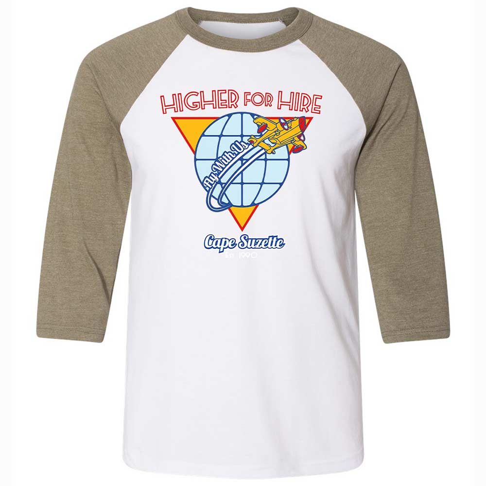 Higher For Hire - White/Heather Olive - 4