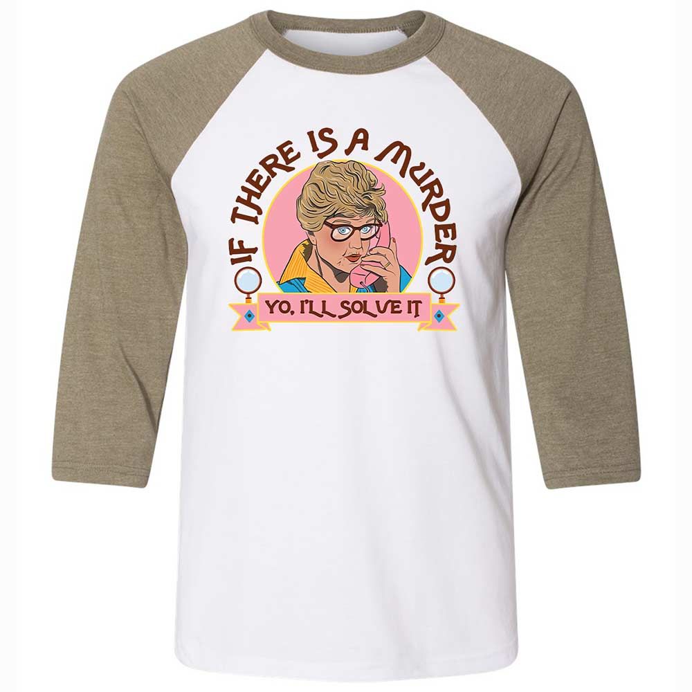 Unisex 3/4 Baseball Tee - UB4PL2WX - White/Heather Olive - 4