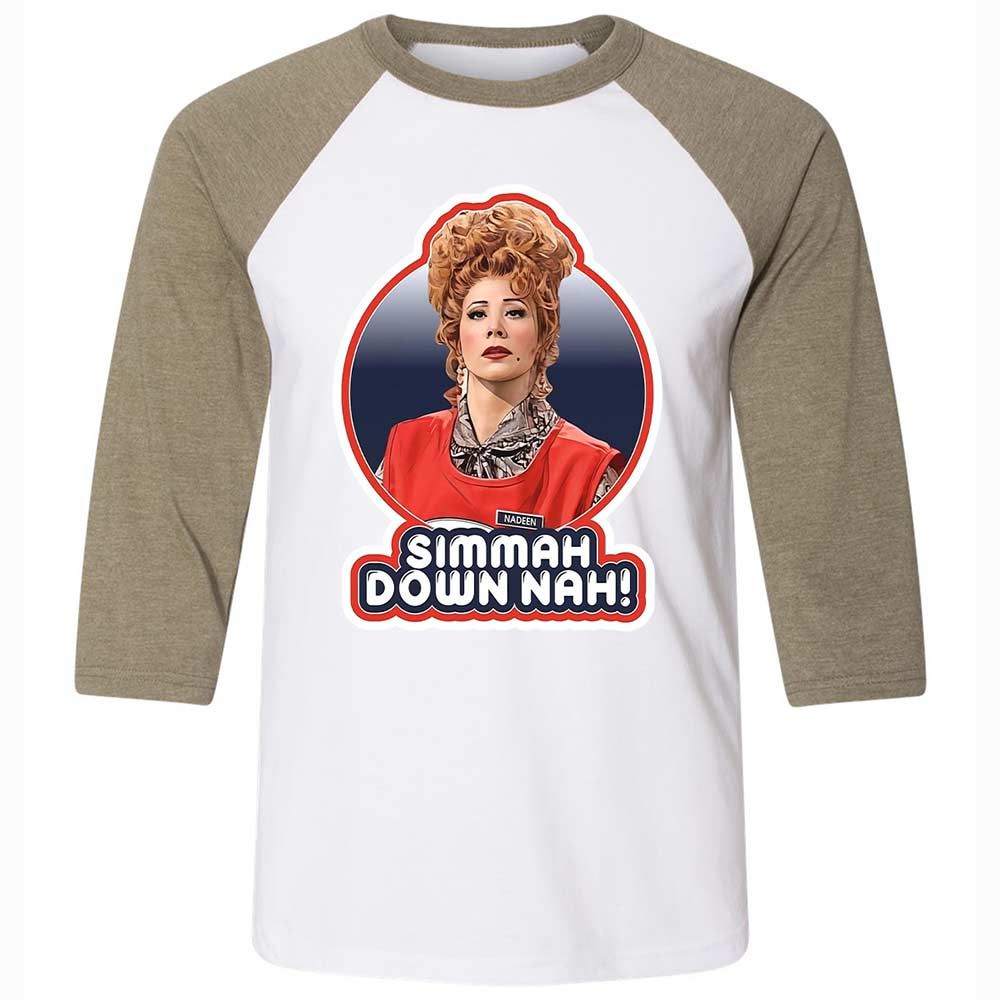 Simmah down nah! - White/Heather Olive - 4