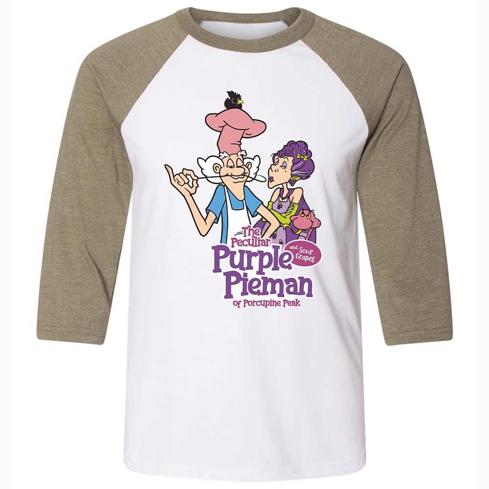 The Peculiar Purple Pie Man - White/Heather Olive - 4