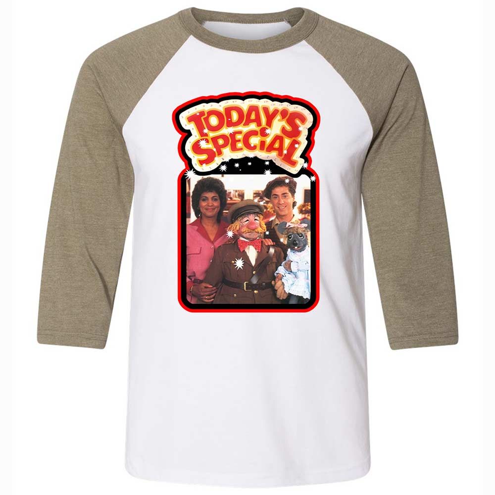 Unisex 3/4 Baseball Tee - KJW8BRY7 - White/Heather Olive - 4