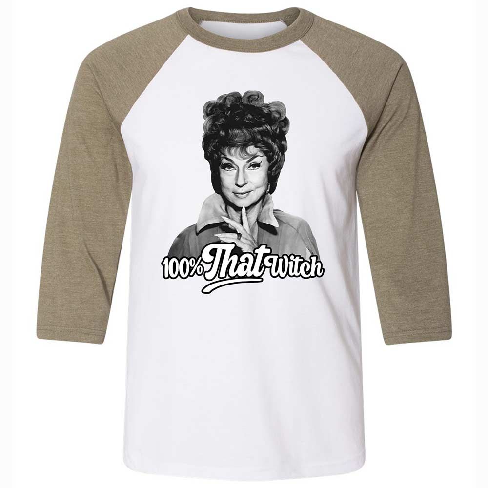 Unisex 3/4 Baseball Tee - 12CLRZ5X - White/Heather Olive - 4