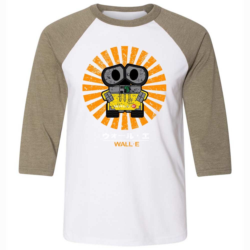 Unisex 3/4 Baseball Tee - HCDSDHSQ - White/Heather Olive - 4