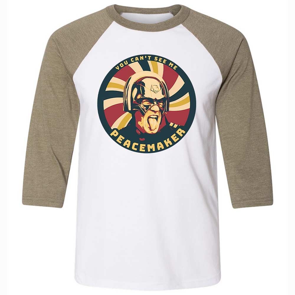 Unisex 3/4 Baseball Tee - X81EBWEV - White/Heather Olive - 4