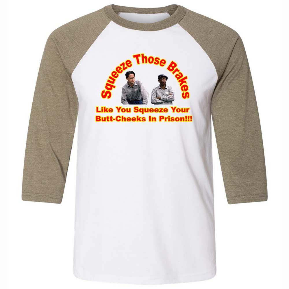 Unisex 3/4 Baseball Tee - L51KWDWG - White/Heather Olive - 4