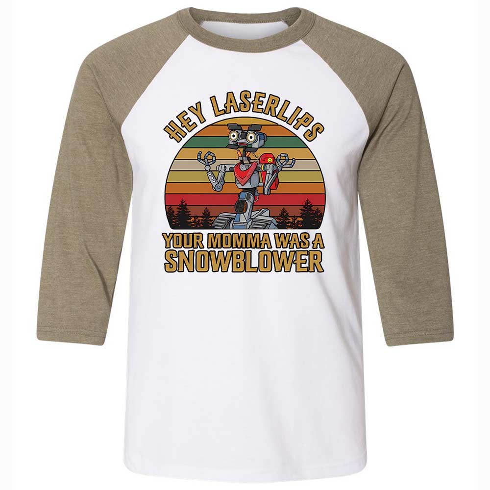 Unisex 3/4 Baseball Tee - LEGDN18G - White/Heather Olive - 4