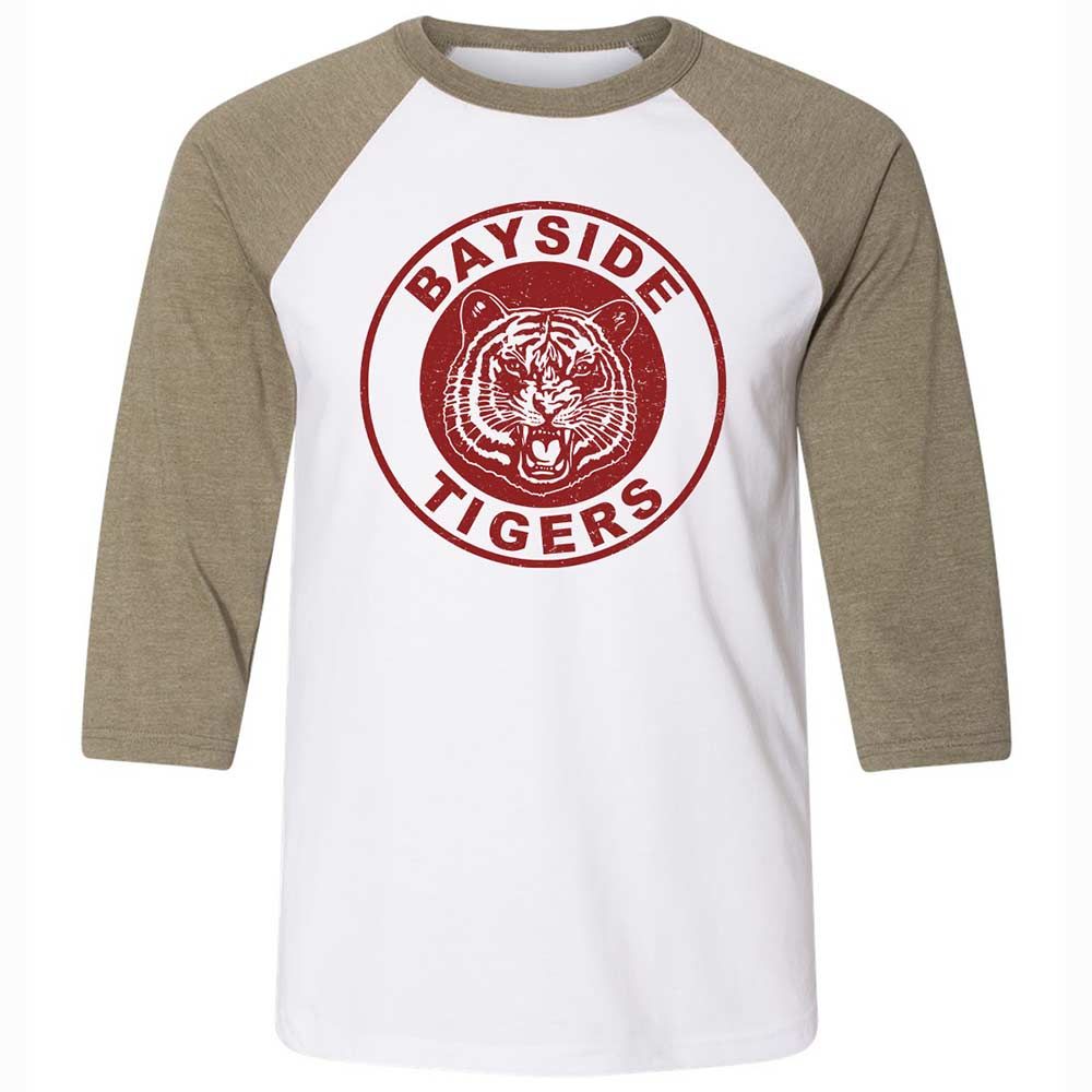 Bayside High School Tigers - White/Heather Olive - 4