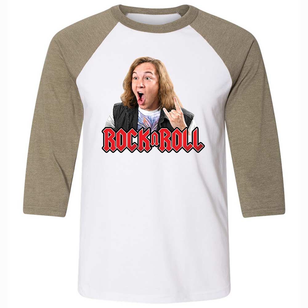 Unisex 3/4 Baseball Tee - DCXYUXAK - White/Heather Olive - 4