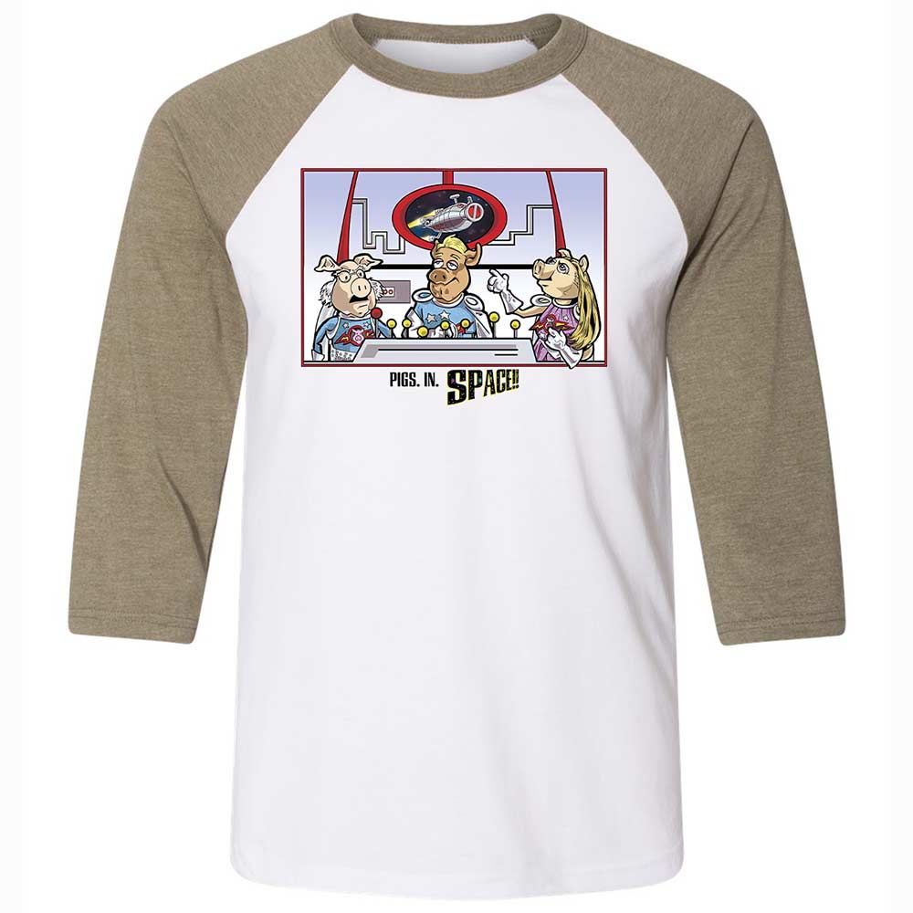 Unisex 3/4 Baseball Tee - 2SG4WK1M - White/Heather Olive - 4