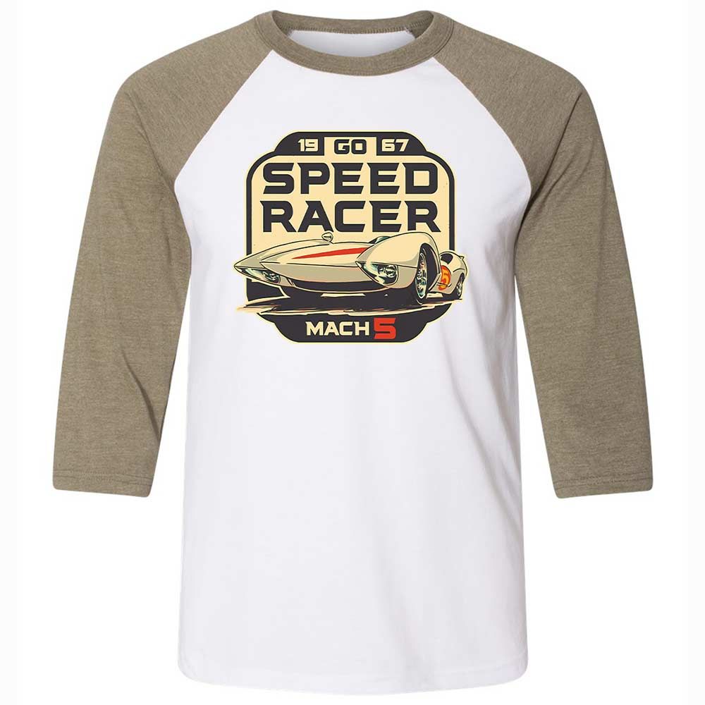 Speed Racer - White/Heather Olive - 4