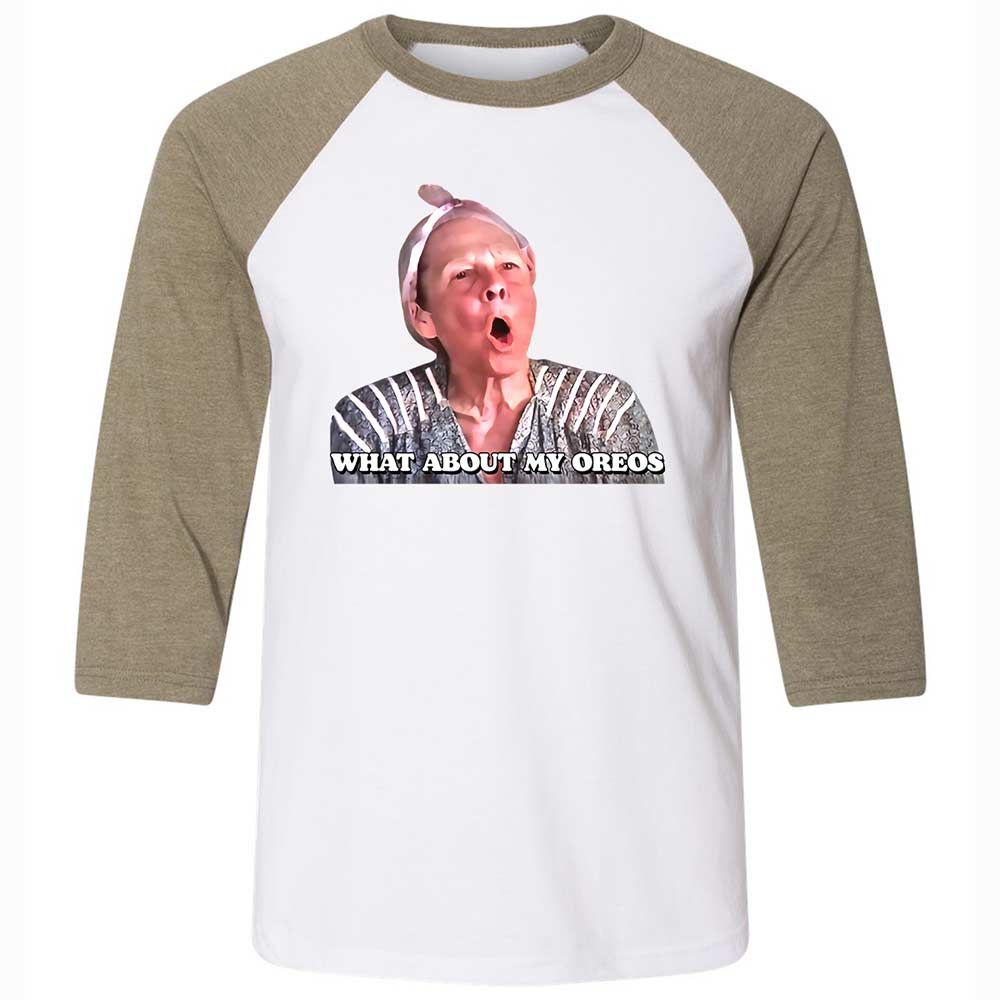 Unisex 3/4 Baseball Tee - 4GQYP4NS - White/Heather Olive - 4