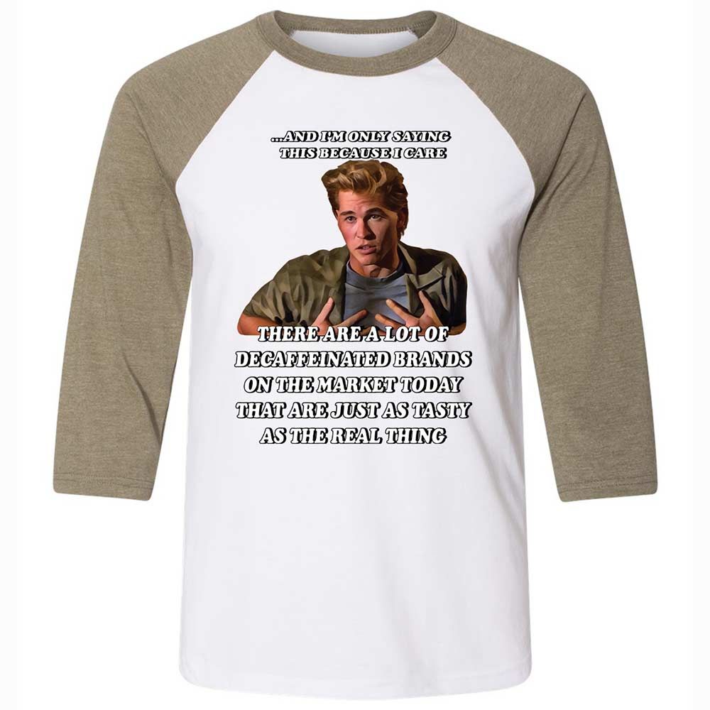 Unisex 3/4 Baseball Tee - 22TJDRXT - White/Heather Olive - 4
