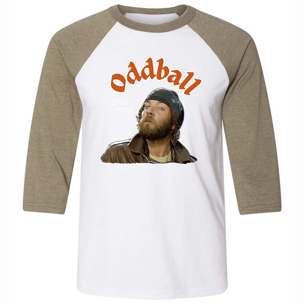 Unisex 3/4 Baseball Tee - 522YDU4W - White/Heather Olive - 4