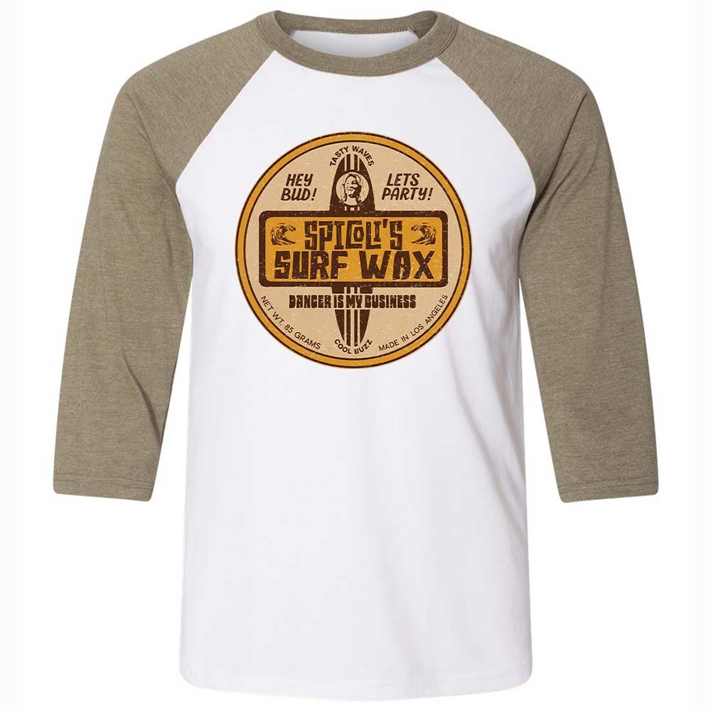 Unisex 3/4 Baseball Tee - Q3DE6R3Z - White/Heather Olive - 4