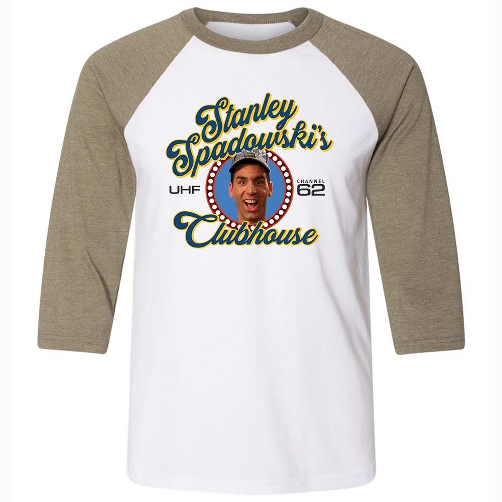 Unisex 3/4 Baseball Tee - R5JFY9ZZ - White/Heather Olive - 4