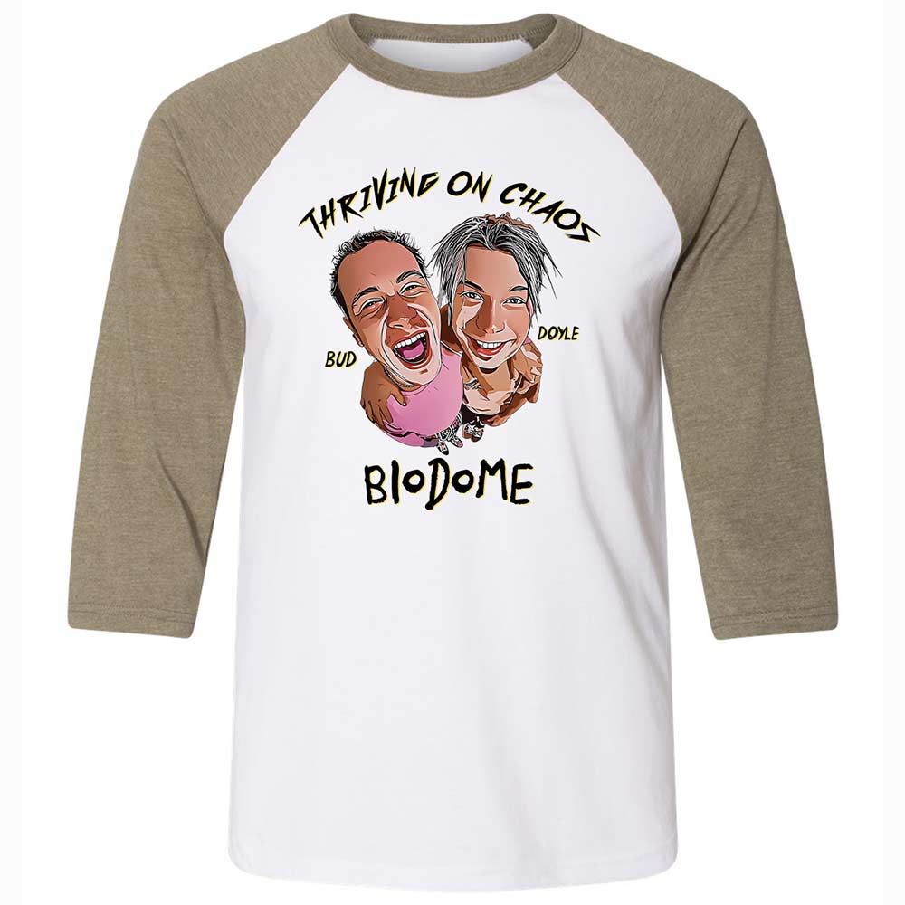 Unisex 3/4 Baseball Tee - 1UJNR6LU - White/Heather Olive - 4