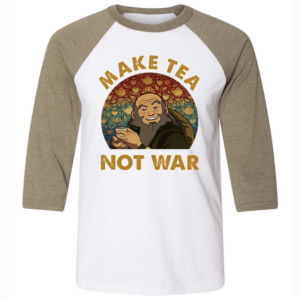 Unisex 3/4 Baseball Tee - WTR5VNT2 - White/Heather Olive - 4