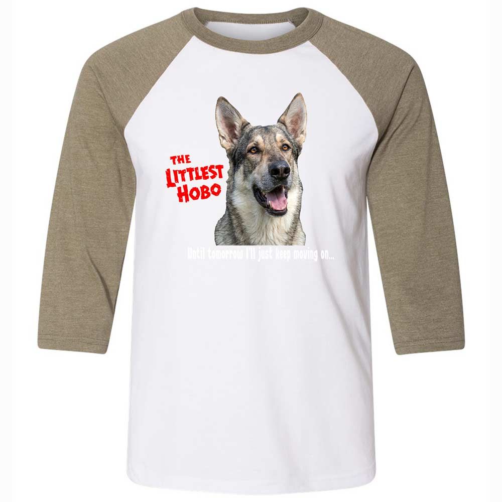 Unisex 3/4 Baseball Tee - TBYATKEU - White/Heather Olive - 4