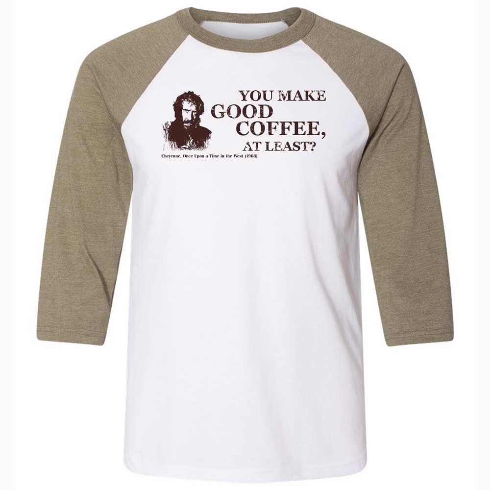 You make good coffee, at least? - White/Heather Olive - 4