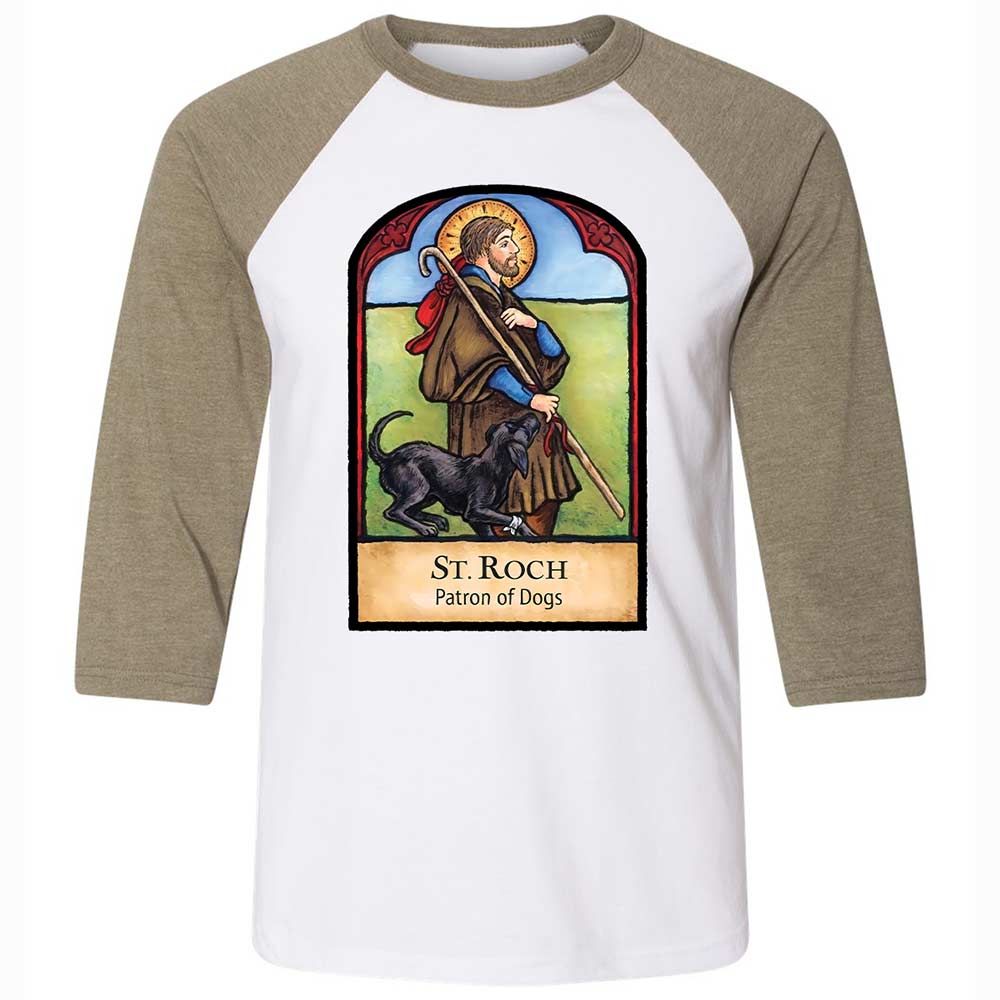 Patron of Dogs - White/Heather Olive - 4