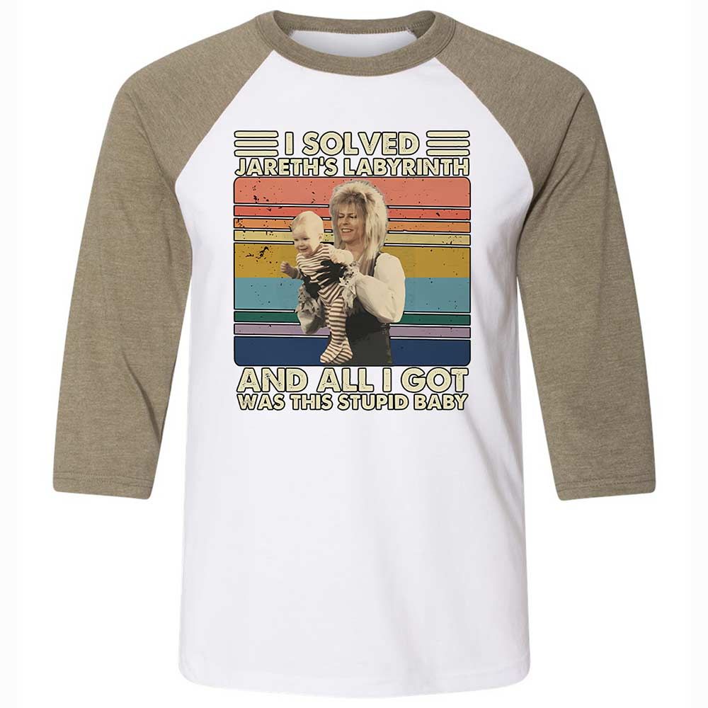 Unisex 3/4 Baseball Tee - MWA2V3R2 - White/Heather Olive - 4