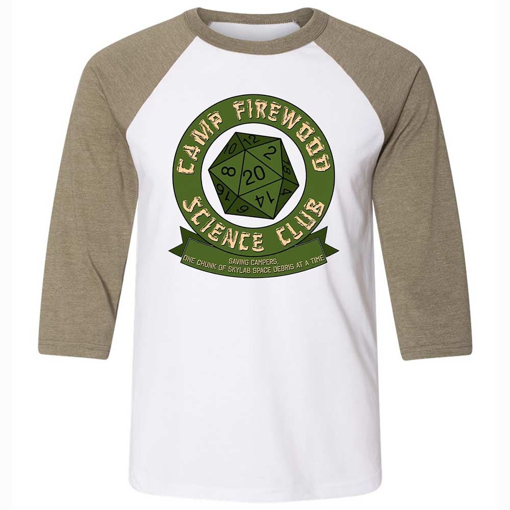 Camp Firewood Science Club - White/Heather Olive - 4