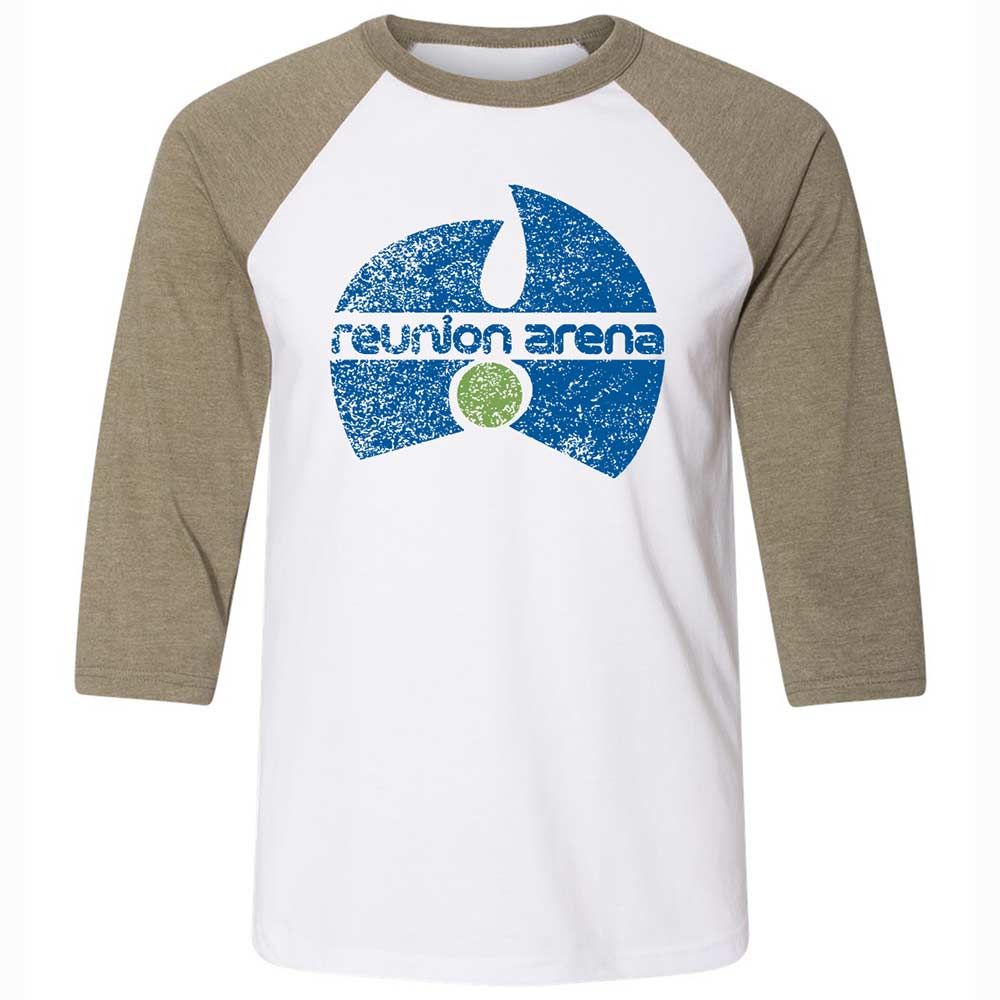 Unisex 3/4 Baseball Tee - NGQK4Y59 - White/Heather Olive - 4