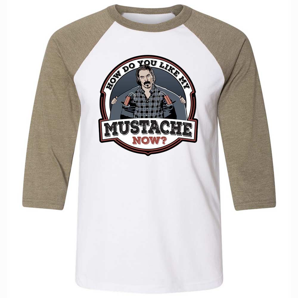 Unisex 3/4 Baseball Tee - S993526Q - White/Heather Olive - 4