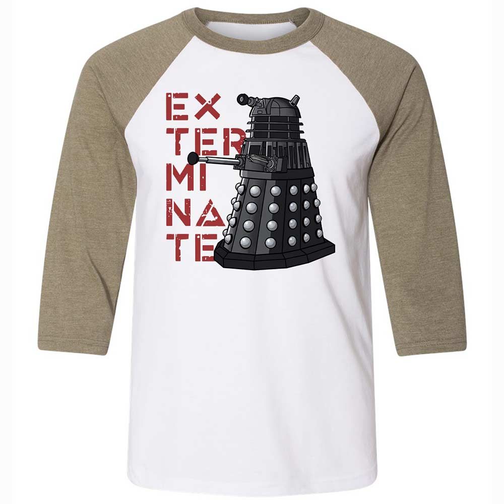 Dalek Exterminate - White/Heather Olive - 4