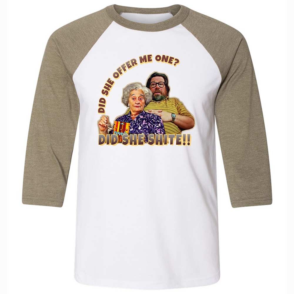 Unisex 3/4 Baseball Tee - 191WK75U - White/Heather Olive - 4