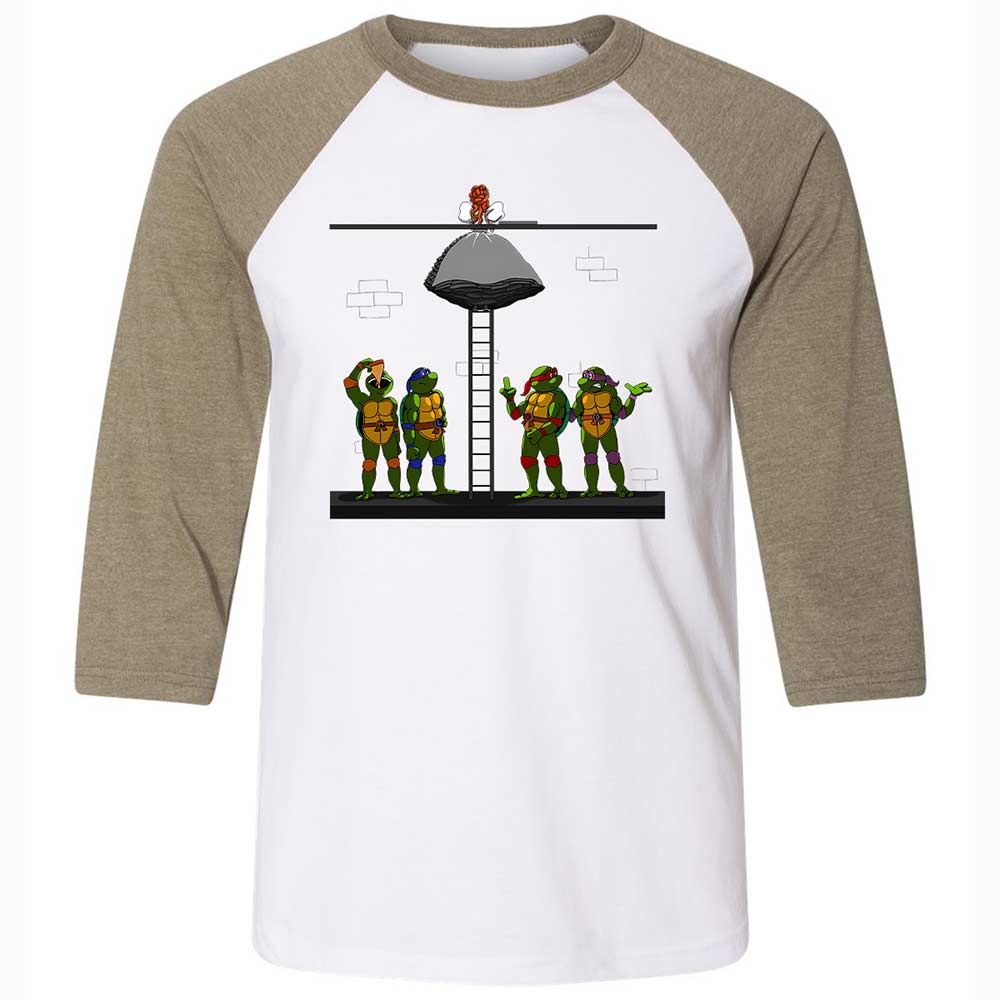 I've Been Dreaming of a Turtle's Kiss - White/Heather Olive - 4